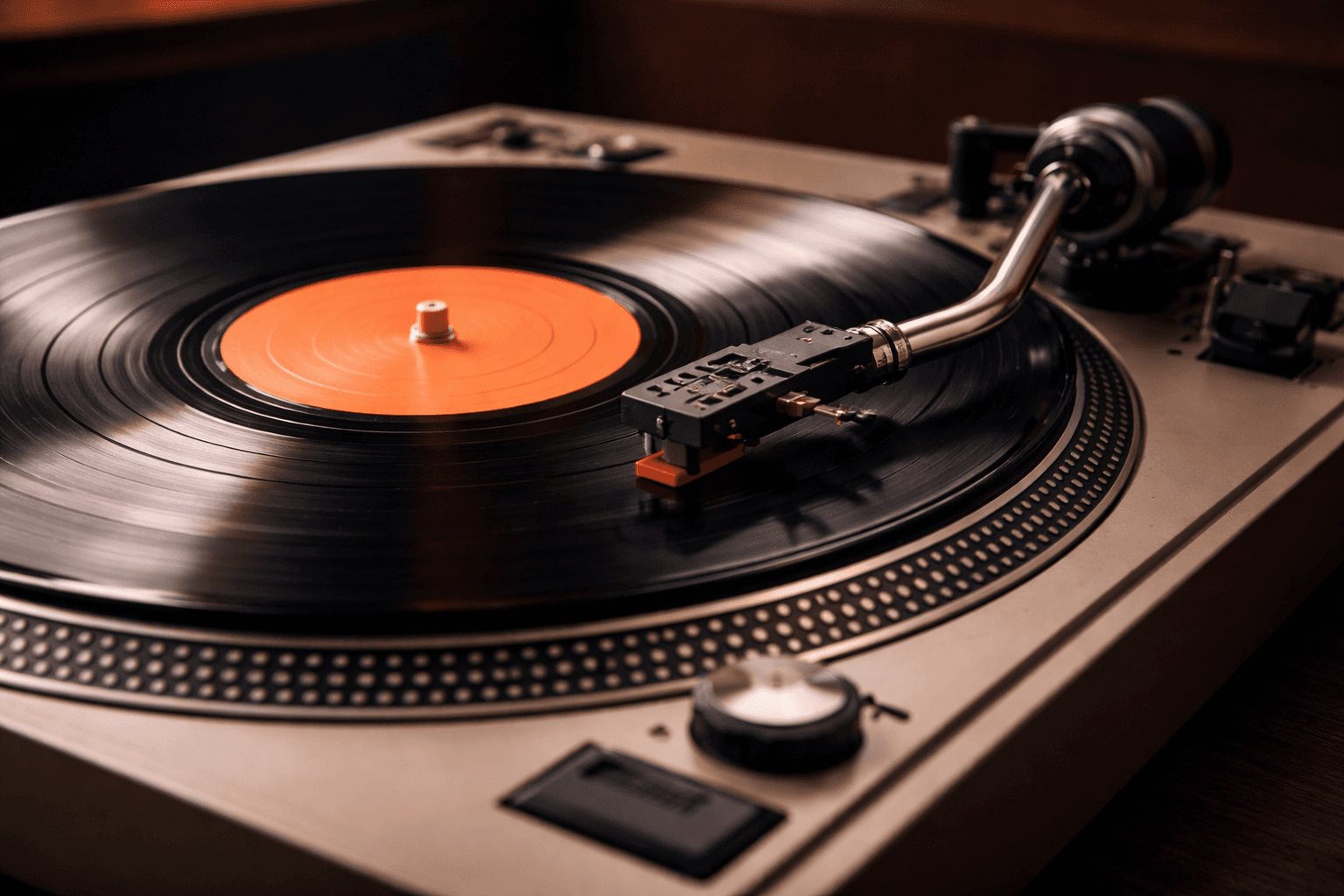 Vinyle sur platine